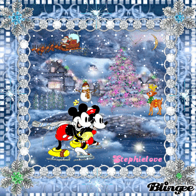 ♥♪♥Leçon de patinage pour Minnie♥♪♥
